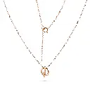 Modern Minimalist Rose Gold Necklace