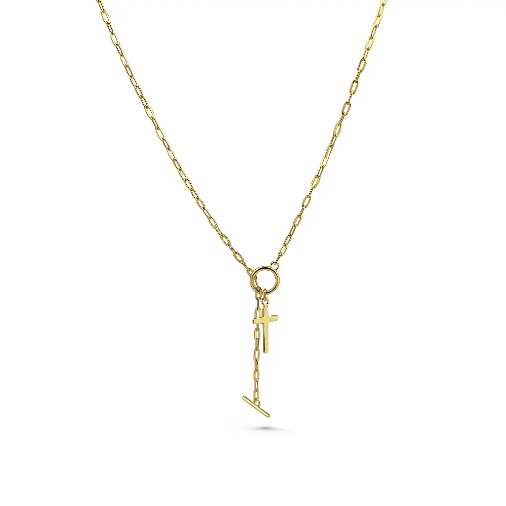 Modern Minimalist Rose Gold Necklace