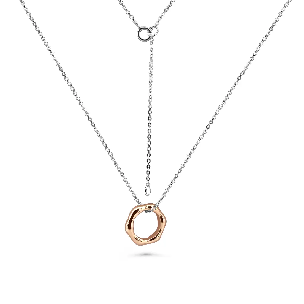 Modern Minimalist Rose Gold Necklace