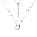 Modern Minimalist Rose Gold Necklace