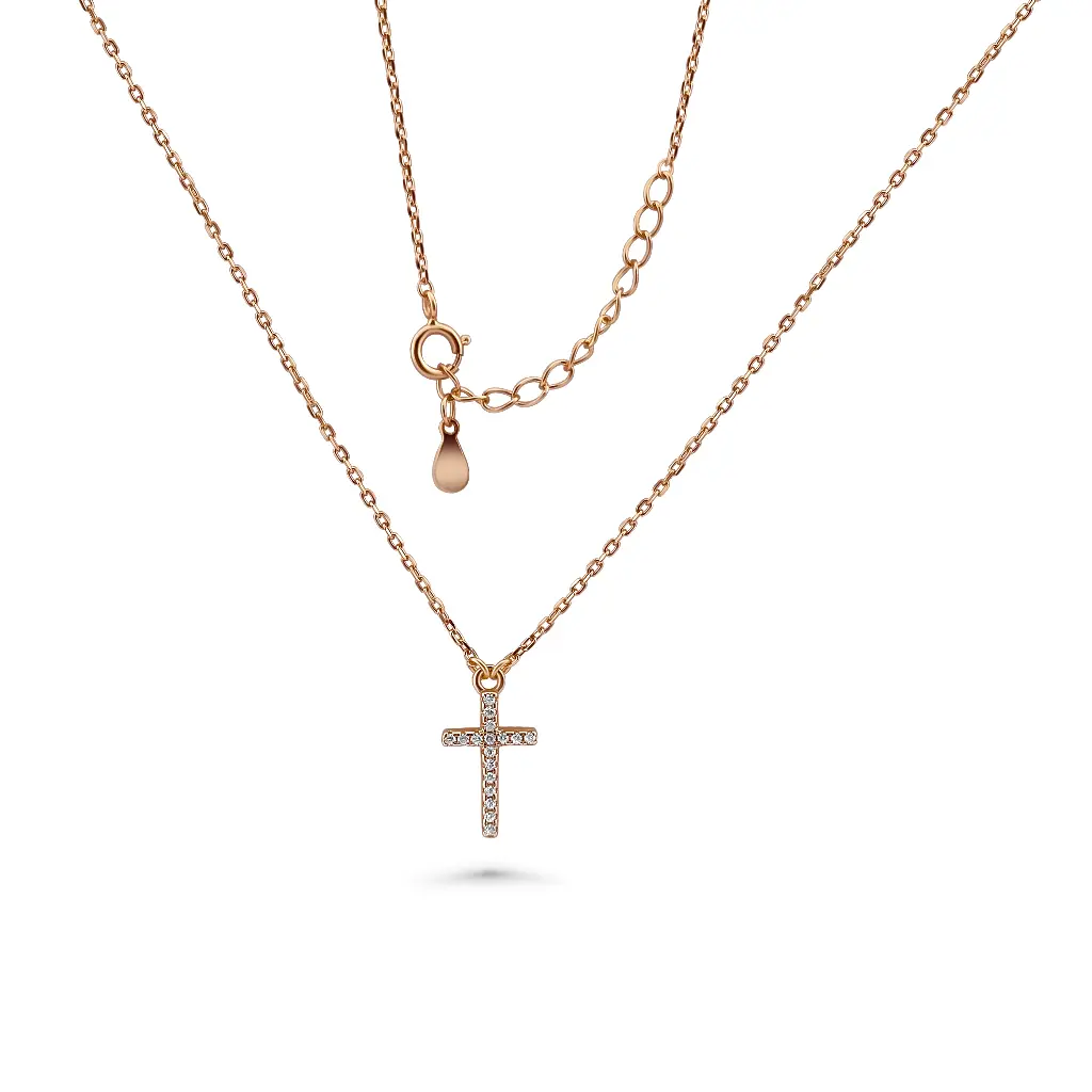 Modern Minimalist Rose Gold Necklace