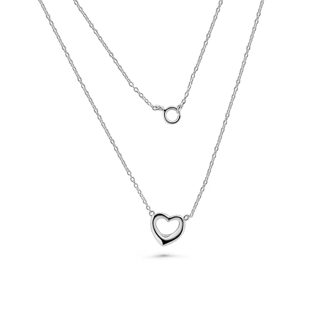 Interlocking Circles Pendant Necklace - Rose Gold