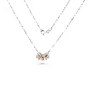Modern Minimalist Rose Gold Necklace