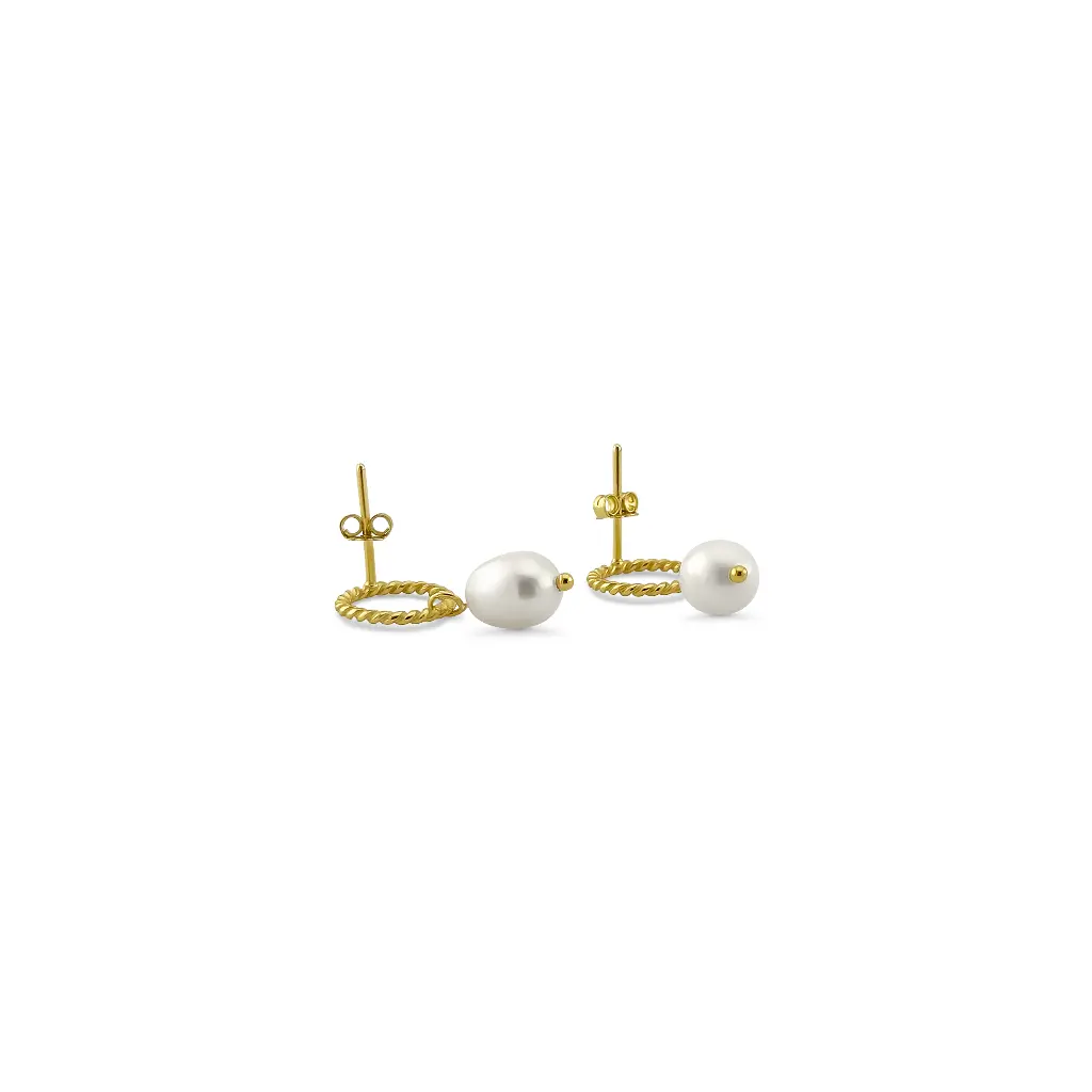 Single Pearl Stylish Earring