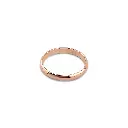 ROSE gold smooth finish ring