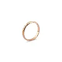 rose gold plated silver ring
