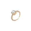 Pandora Square Sparkle Halo Ring: Romantic and Eye-Catching