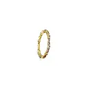 Delicate Gold Band with Gemstone Accents
