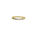 Delicate Gold Band with Gemstone Accents