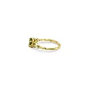 Gold Ring with Green Gemstone