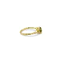 Gold Ring with Green Gemstone