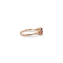 Gold Ring with Amethyst Gemstone