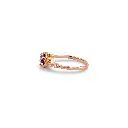 Gold Ring with Amethyst Gemstone