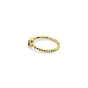 Gold Plated Square Amethyst Ring