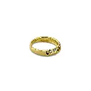 Classic Elegance: Gold Plated Sterling Silver CZ Ring