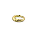 Twinkle Stacking Ring: Delicate Gold & CZ Band