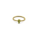Gold Plated Peridot Ring