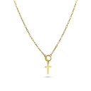 Minimalist Gold Cross Necklace