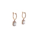 Rose Gold Diamond Stud Earring