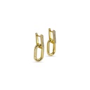 Sparkling Sophistication: Diamond Dangle Earrings on Gold Hoops