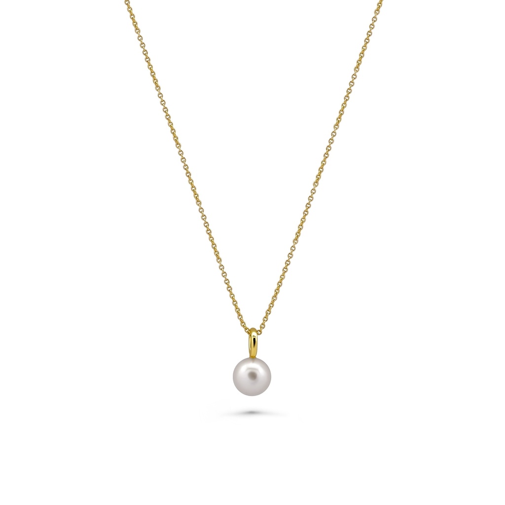 Elegant Single Pearl Pendant Necklace - A Touch of Luxury