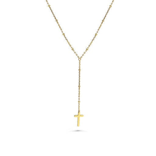 Elegant Gold Cross Pendant Necklace