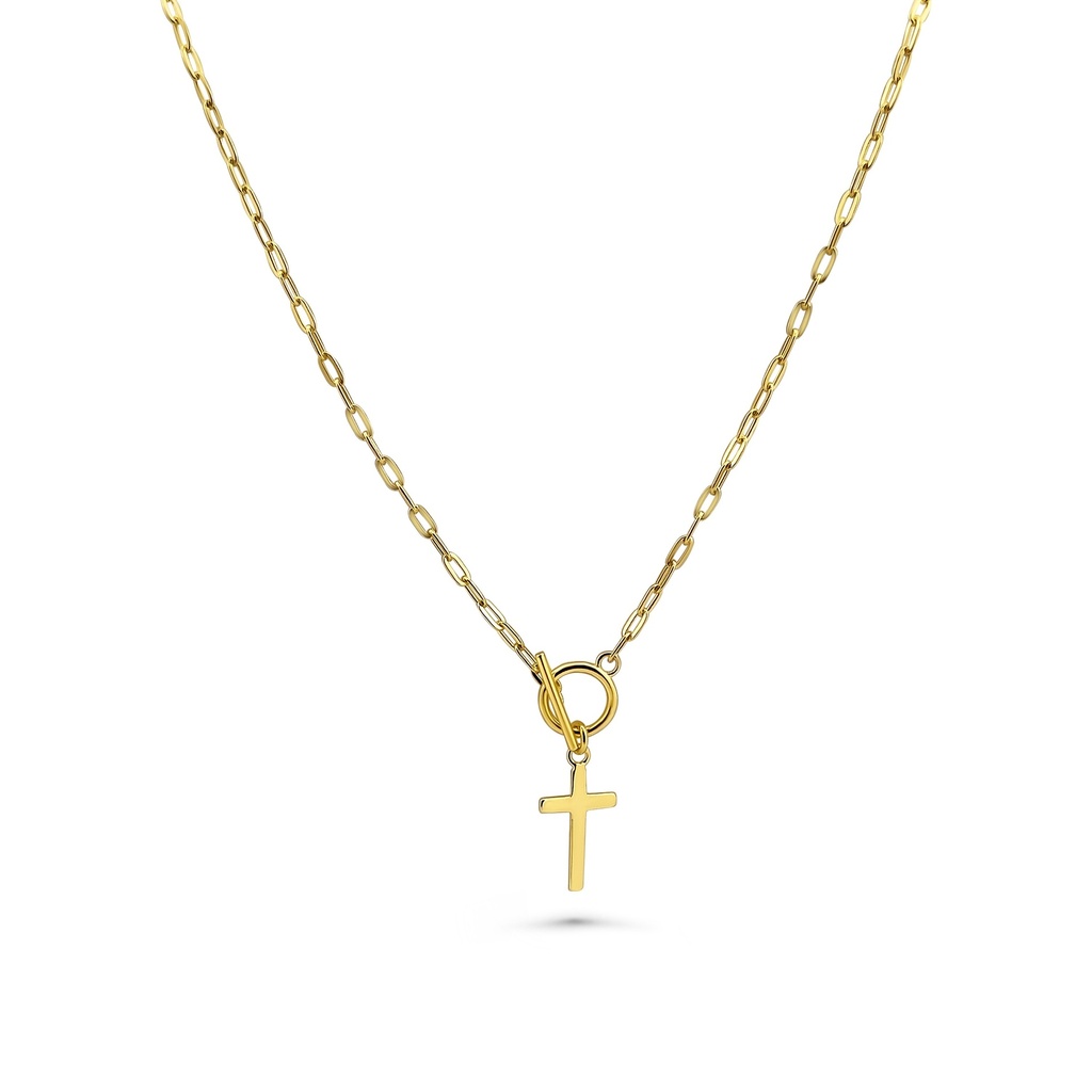 Minimalist Gold Cross Necklace